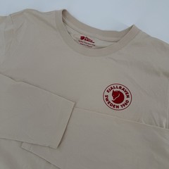 Fjallraven Shirt Mens Large Chalk White 1960 Logo Long Sleeve Cotton Basic