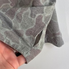 Local Boy Outfitters Shirt Mens XL Green Camo Long Sleeve Bamboo Blend Pocket