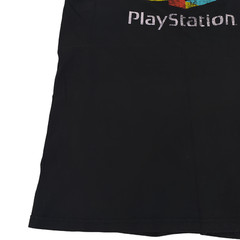 Sony PlayStation Logo T-Shirt Gaming Short Sleeve Crewneck Graphic Tee Size M