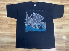New Blackbird A-4 Skyhawk Plane T-Shirt Size XXL Double Sided