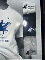 Pacific Polo Club ~ Men’s 3-Pack T-Shirts V-Neck White Gray Black Cotton ~ XL