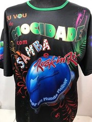 Rock Carnival in Rio Brazil Samba Bicycle Shirt Eu Vou de Mocidade Carnaval XL