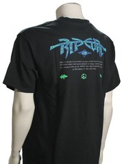 Rip Curl Raw Energy Gnarly SS T-Shirt – Black – New