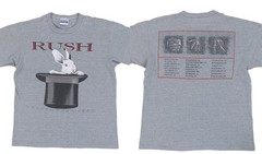 Vtg Rush Presto Tour 2 sided sport grey t-shirt QT8560