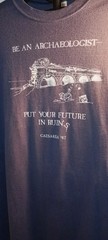 VGT Jerzees Graphic Print T Shirt Mens XL Caesarea Maritima in 87 archaeologists