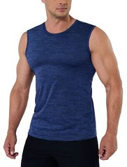 Men’s Tank Tops Sleeveless Quick Dry Gym Workout Muscle Shirts Bodybuilding Tops