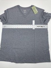 NWT Goodfellow & Co Men’s V-Neck T-shirt Size XL Gray Short Sleeve Standard Fit