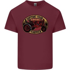 Farming Support Your Local Farmer Mens Light Cotton T-Shirt