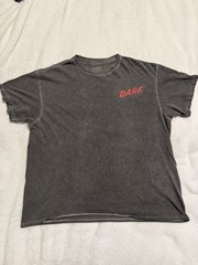 D.A.R.E. Nature Is My Drug Of Choice T Shirt Large Gray Bear Graphic Cotton