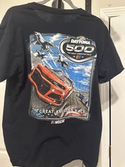 MV Sport Daytona 500 February 14, 2021 Black Cotton Crew Neck T-Shirt Men’s L