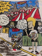 Vintage 90s 1994 Beavis and Butthead Taste Of Chicago Made In USA Size XL