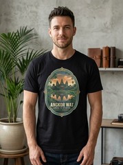 Angkor Wat Cambodia Temple Graphic T-Shirt Travel Unisex Tee