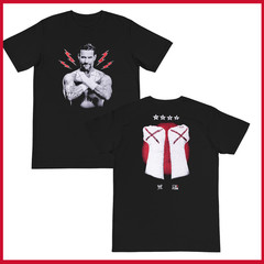 HOT SALE – WWE Black CM Punk T-Shirt Size S-3XL