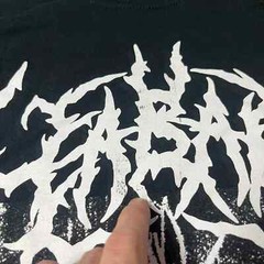 Cabal Shirt Medium Black Nothingness In The Void I Am Blessed Death Core Metal