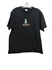 Supreme Alien Logo Men’s Black Tee T-Shirt Size Medium Made in USA