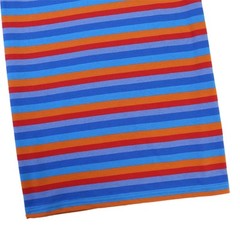 Beautiful Giant Men’s Striped Cotton T-Shirt Classic Causal Loose Orange