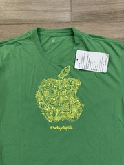 New Apple Men’s Graphic T-Shirt XL Green Today At Apple Mac Macintosh Tech