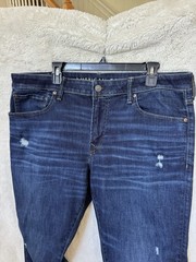 American Eagle Men’s Jeans Blue Dark Wash Stretch Mid Rise 5-Pocket
