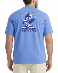New Men’s 3XLT Big & Tall IZOD Saltwater Relaxed Classics Saltwater Marlin Shirt