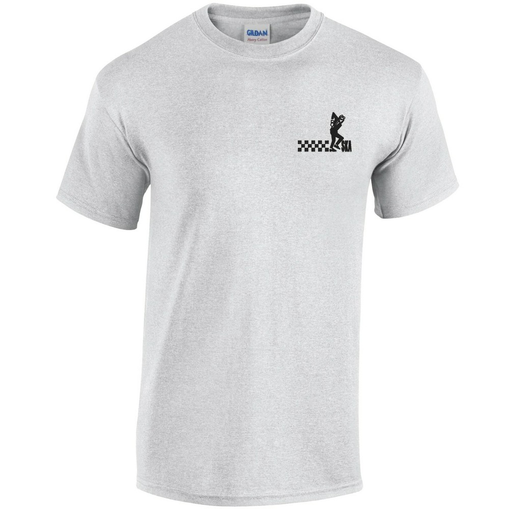 Ska Man T-Shirt With Embroidered Logo. Mod, Soul, Ska, Two Tone. Retro T shirt