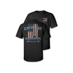 Chevy Trucks “Born in the USA” Mens T Shirt Black