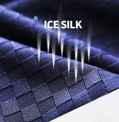 3Pack Fashion Ice Silk Short Sleeved T-shirt Men’s Summer Elastic Mesh Underwear