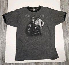 The Beatles Y2k AAA Men’s T Shirt Size XL Dark Gray John Paul George Ringo VTG