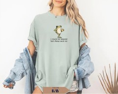 I Could Be Meaner But Jesus Said No Frog Shirt Funny Christian Graphic Tee
