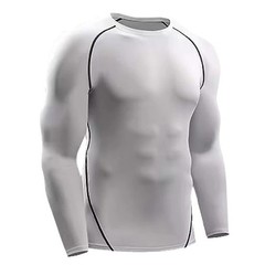 Mens Rash Guard Shirts Quick Dry Swim Shirts UV Protection Long Sleeve T-Shirts