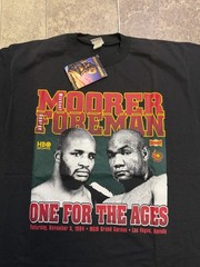 Moorer Foreman T-Shirt 1994 boxing 2 XXL one for the ages Las Vegas