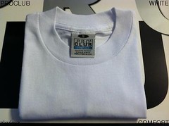 6 NEW PROCLUB COMFORT PLAIN T-SHIRT BLANK WHITE TEE PRO CLUB 3X-LARGE 3XL 6PC
