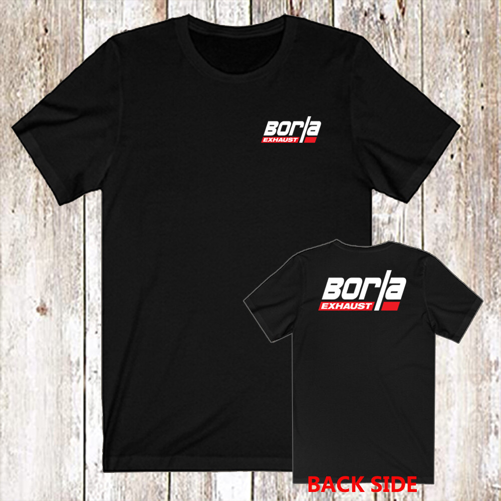 BORLA Exhaust Men’s Black T-Shirt Size S-5XL