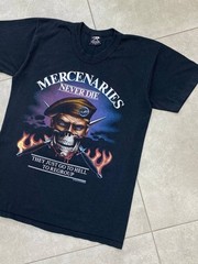 Vintage Rothco 1988 Mercenaries Never Die Military T-Shirt SIZE M