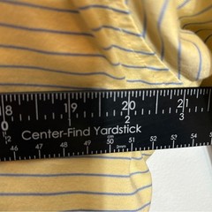 Peter Millar Vintage Tag Yellow Striped Polo Shirt with Textured Fabric XXL