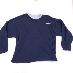 VTG AND 1 Reversible Long Sleeve Shirt Mens XL Navy Blue Streetball The Player