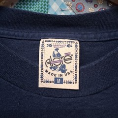 Vintage 2001 Alore Hummingbird T-Shirt Men’s Medium Navy Blue Made in USA