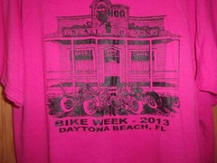 Daytona Bike week 2013 pink XL t shirt Hog Heaven Saloon the Apocalypse