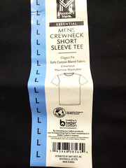 Member’s Mark Men’s Essential Crew Neck Short Sleeve Tee Large Black