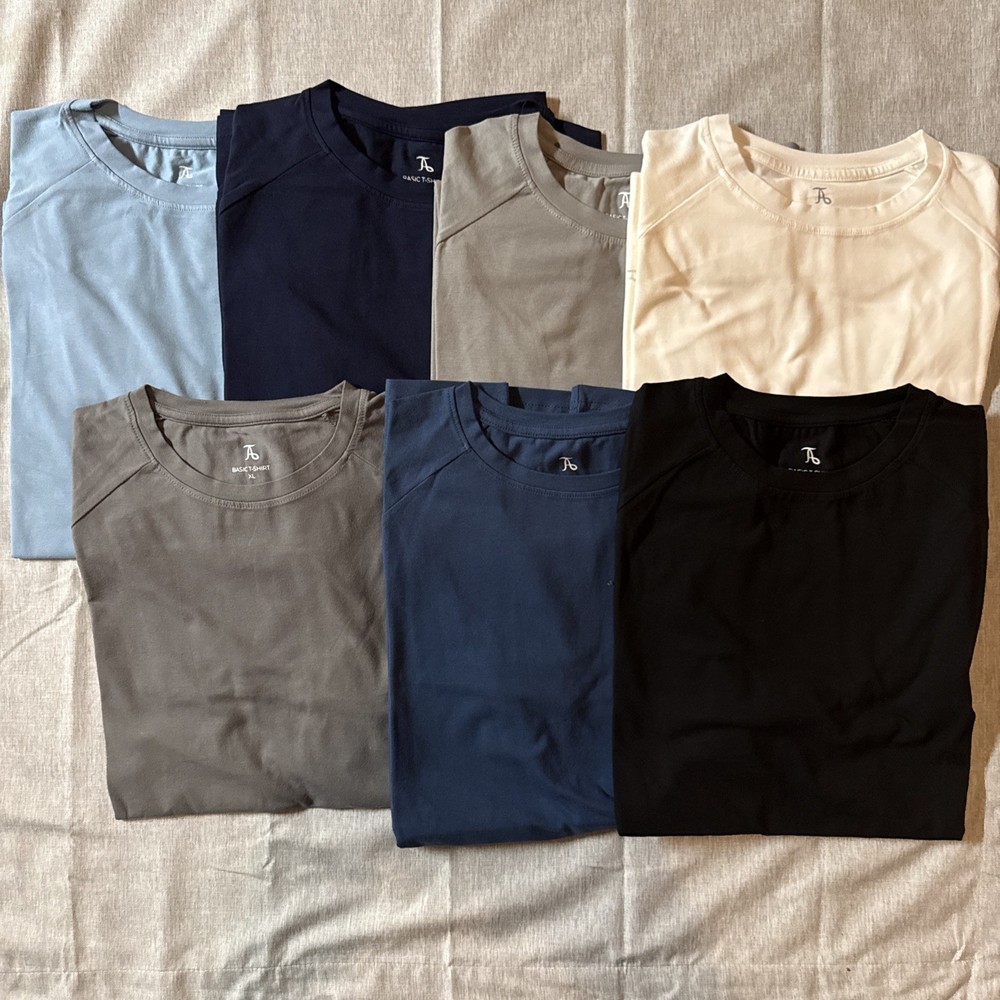 Athletic Fit Long Sleeve Everyday 7 Pack XL Men