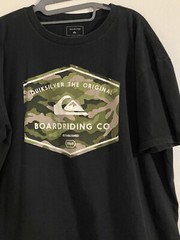 Quiksilver Mens Size XL T-Shirt Black Regular Fit 100% Cotton 48” Chest