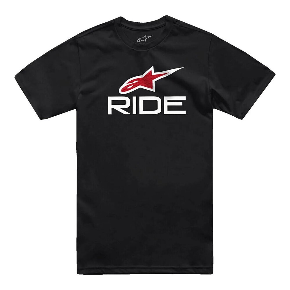 Alpinestars Ride 4.0 CSF T-Shirt Short Sleeve MX MTB Mens Black White Red