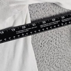 Armani Exchange Tee Shirt Womens Large Ribbed Snap Shoulder Long Sleeve