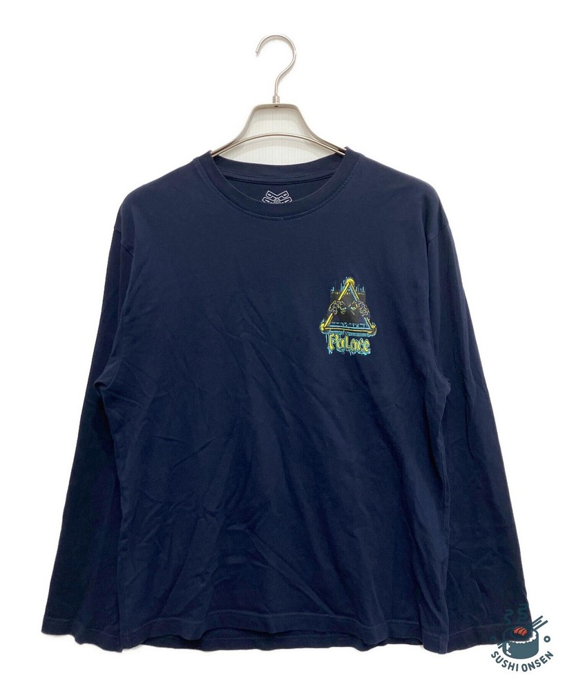 PALACE Lock In Longsleeve Cut and Sewn Top Size: M Navy Men