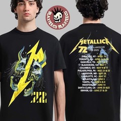 Metallica M72 World Tour 2025 Split Skull Two Sided T-Shirt Unisex S-4XL