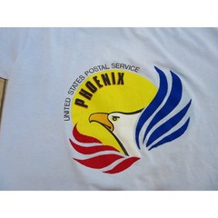US Postal Service T-Shirt, Eagle Sun, Blue, Sz M 1980s