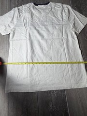 Tommy Hilfiger vintage Striped Logo Ringer T-Shirt White Size XL