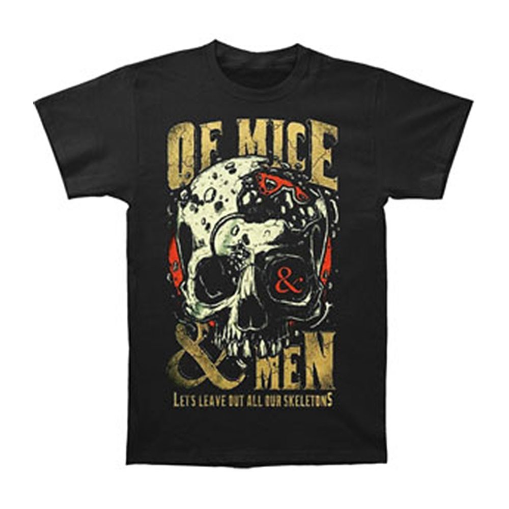 Men’s Of Mice & Men Leave Out All Our Skeletons T-shirt X-Large Black