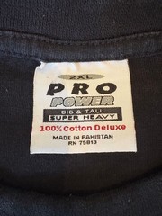 [Rare 2XL] Vintage 2Pac Pro Power T-Shirt – Embroidered Logo – Oversized Fit