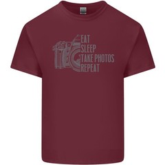 Photography Eat Sleep Photos Photographer Mens Light Cotton T-Shirt