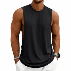 Men’s Gym Tank Breathable Tank Gym Workout Jogging Top Breathable Regular Length
